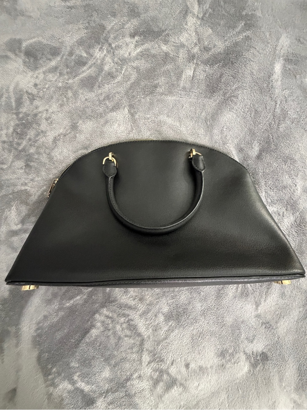 Michael Kors Black Leather Satchel with Gold Hardware - Picture 5 of 5